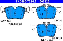 ATE Set Placute Frana, Frana Disc 13.0460-7326.2 Jaguar E-Pace/F-Pace/Xe/Xf Ii