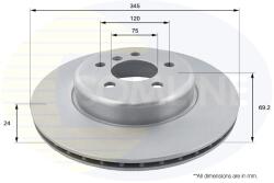 COMLINE Disc Frana Adc1788V Bmw 5/5 Gran Turismo/6/6 Gran/7 (ADC1788V)