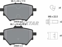 TEXTAR Set Placute Frana, Frana Disc 2583901 Alfa Romeo Junior Baic-Orv Bj20 Byd Qin/E3 (2583901)