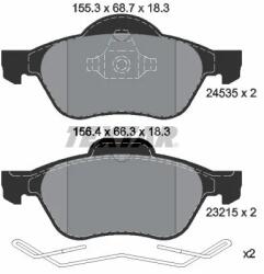 TEXTAR Set Placute Frana, Frana Disc 2453501 Renault Clio Iii/Megane Ii/Scénic Ii