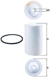 MAHLE Filtru Combustibil Kx65D Fiat Panda Mercedes-Benz Conecto/Integro/Lk/Ln2/Mk/Ng (KX65D)