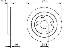 Bosch Disc Frana 0986479A92 Honda Civic Ix (0986479A92)