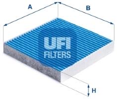 UFI Filtru, Aer Habitaclu 34.248. 00 Abarth 500 / 595 / 695/500C / 595C / 695C
