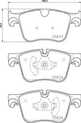 BREMBO Set Placute Frana, Frana Disc P61127 Citroën C4 Picasso I/C4 Picasso Ii (P61127)
