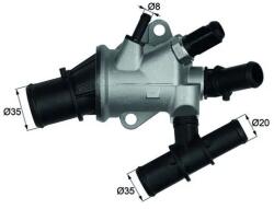 MAHLE Termostat, Lichid Racire Ti17088 Fiat Multipla (TI17088)