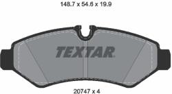 TEXTAR Set Placute Frana, Frana Disc 2074701 Freightliner Sprinter 1500 Cargo