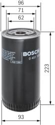 Bosch Filtru Ulei 0451104015 Askam As 950 Deutz-Fahr Agroprima/Agrostar/Agrotron/Dx