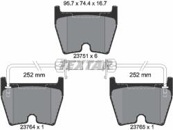 TEXTAR Set Placute Frana, Frana Disc 2375101 Audi A6 C5/R8 Lamborghini Gallardo