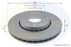 COMLINE Disc Frana Adc1110V Nissan Primastar Opel Vivaro A Renault Trafic Ii