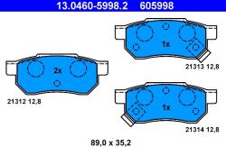 ATE Set Placute Frana, Frana Disc 13.0460-5998.2 Honda Accord Iii/Accord Iii Aerodeck (13.0460-5998.2)
