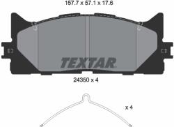 TEXTAR Set Placute Frana, Frana Disc 2435001 Daihatsu Altis Hawtai B11 Lexus Es (2435001)