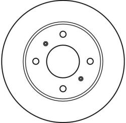 TRW Disc Frana Df2591 Ford Australia Corsair Infiniti G20 Nissan 200Sx/Almera Ii
