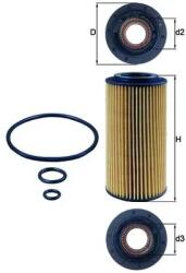 MAHLE Filtru Ulei Ox179D Gaz Sobolbus/Sobolcaroserie Mercedes-Benz Accelo/C-Class
