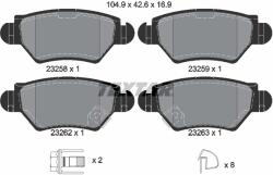 TEXTAR Set Placute Frana, Frana Disc 2325803 Chevrolet Astra/Corsa/Corsa Pick-Up/Viva (2325803)