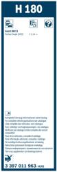 Bosch Lamela Stergator 3397011963 Citroën C3 Iv Fiat Grande Panda Opel Frontera