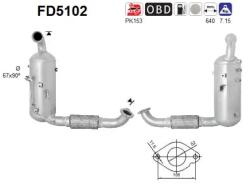 AS Filtru Funingine/Particule, Sist. De Esapament Fd5102 Ford C-Max/C-Max Ii