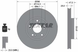 TEXTAR Disc Frana 92195000 Honda Accord Viii (92195000)
