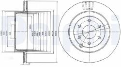 DELPHI Disc Frana Bg4174 Nissan Pathfinder Iii (BG4174)