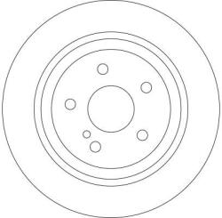 TRW Disc Frana Df4437 Mercedes-Benz S-Class