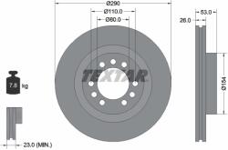 TEXTAR Disc Frana 93127200 Iveco Daily Iii
