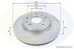 COMLINE Disc Frana Adc1830V Fiat Sedici Suzuki Sx4 (ADC1830V)