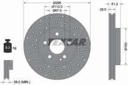 TEXTAR Disc Frana 92257505 Mercedes-Benz A-Class/B-Class/Cla/Cla Shooting Brake