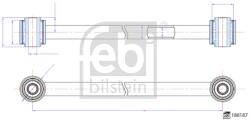 Febi Bilstein Brat/Bieleta, Suspensie Roata Axa Spate Dreapta 188187 Mercedes-Benz Gl-Class