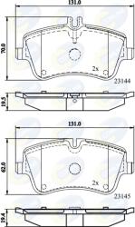COMLINE Set Placute Frana, Frana Disc Cbp0854 Mercedes-Benz C-Class/C-Class T-Model/Clk