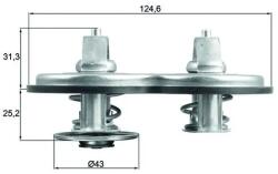 MAHLE Termostat, Lichid Racire Tx14183 Mercedes-Benz Actros Mp4 / Mp5/Antos/Arocs (TX14183)