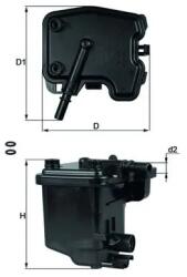 KNECHT Filtru Combustibil Kl431D Citroën Berlingo/Berlingo / Berlingo First/C2/C3 I/C4