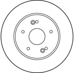 TRW Disc Frana Df1028 Renault Megane/Safrane I/Scénic I