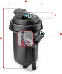 SOFIMA Filtru Combustibil S5134Gc Fiat Multipla