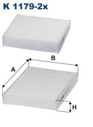 FILTRON Filtru, Aer Habitaclu K1179-2X Citroën C3 Ii/C3 Iii/C4 Cactus/Ds3/Ds5 Ds Ds 3