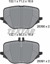 TEXTAR Set Placute Frana, Frana Disc 2639001 Mercedes-Benz Cle/E-Class/E-Class T-Model