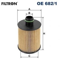 FILTRON Filtru Ulei Oe682/1 Cadillac Bls Chevrolet Aveo/Malibu Opel Astra J/Astra J Gtc (OE682/1)