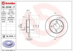 BREMBO Disc Frana 08. D248.11 Suzuki Baleno/Swift V