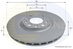 COMLINE Disc Frana Adc2842V Alfa Romeo 159/Brera/Giulietta/Spider Fiat 500X Jeep Compass