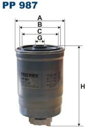 FILTRON Filtru Combustibil Pp987 Cadillac Bls Saab 9-3/9-3X/9-5
