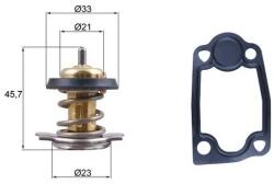 MAHLE Termostat, Lichid Racire Tx26679D Citroën Jumper Ii Fiat Ducato Peugeot Boxer (TX26679D)