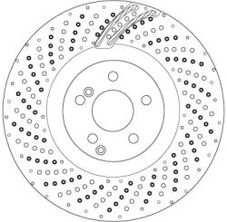 TRW Disc Frana Df6873S Mercedes-Benz C-Class/C-Class T-Model/E-Class/E-Class T-Model