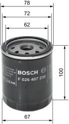 Bosch Filtru Ulei F026407236 Chevrolet Captiva Holden Captiva 5 Gen. I Opel Antara A