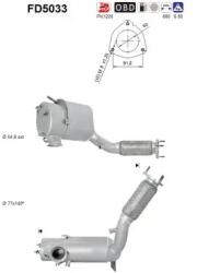 AS Filtru Funingine/Particule, Sist. De Esapament Fd5033 Seat Alhambra Vw Sharan