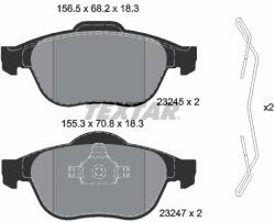 TEXTAR Set Placute Frana, Frana Disc 2324502 Renault Laguna Ii/Scénic I (2324502)
