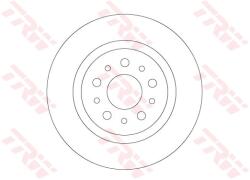 TRW Disc Frana Df6714 Fiat 500L/Tipo (DF6714)