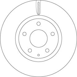 TRW Disc Frana Df8052 Mazda 6/Cx-5 Mazda (Changan) Cx-5 Mazda (Faw) 6 Atenza