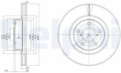 DELPHI Disc Frana Bg2827C Subaru Brz/Forester/Impreza/Legacy I/Legacy Ii/Legacy Iii