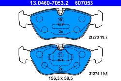 ATE Set Placute Frana, Frana Disc 13.0460-7053.2 Volvo 850/C70 I/S70/V70 I (13.0460-7053.2)