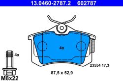 ATE Set Placute Frana, Frana Disc 13.0460-2787.2 Audi A1/A1 Allstreet/A1 City Carver (13.0460-2787.2)