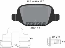 TEXTAR Set Placute Frana, Frana Disc 2360102 Abarth 500 / 595 / 695/500C / 595C / 695C