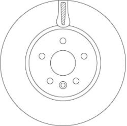 TRW Disc Frana Df6820 Opel Astra K Vauxhall Astra Mk Vii/Astra Mk Viicombi